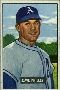 1951 Bowman #297 Dave Philley