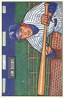 1951 Bowman #302 Jim Busby RC