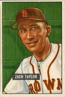 1951 Bowman #315 Zack Taylor MG