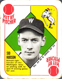 1951 Topps Red Backs #44 Sid Hudson