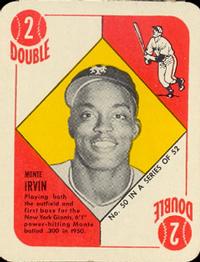 1951 Topps Red Backs #50 Monte Irvin RC