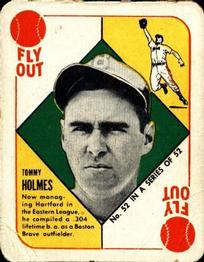 1951 Topps Red Backs #52B Tommy Holmes Hartford