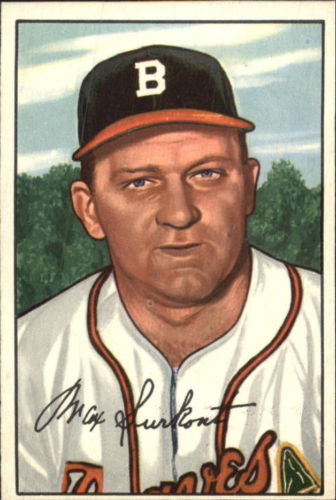1952 Bowman #12 Max Surkont RC