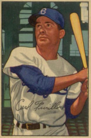 1952 Bowman #24 Carl Furillo