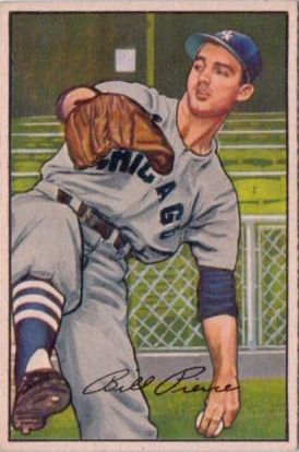 1952 Bowman #54 Billy Pierce