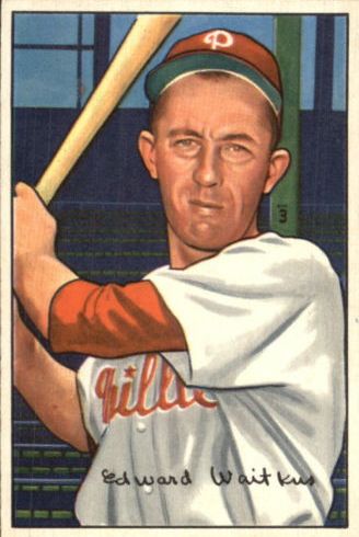 1952 Bowman #92 Eddie Waitkus