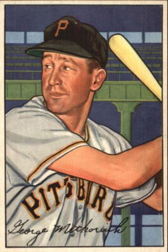 1952 Bowman #108 George Metkovich