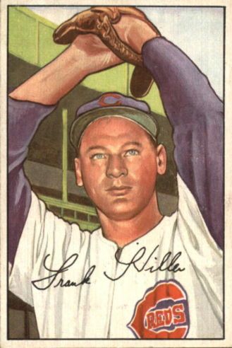 1952 Bowman #114 Frank Hiller RC front image