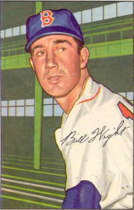 1952 Bowman #117 Bill Wight