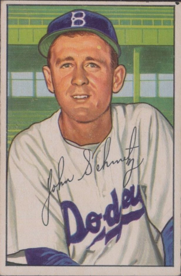 1952 Bowman #224 Johnny Schmitz