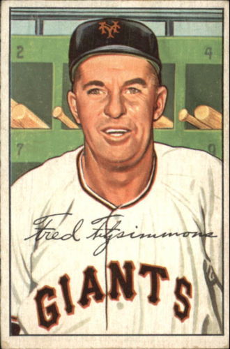 1952 Bowman #234 Fred Fitzsimmons CO