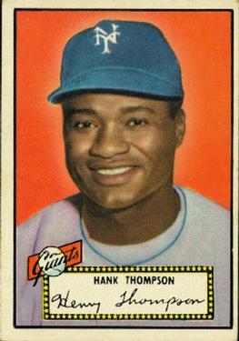 1952 Topps #3A Hank Thompson Black
