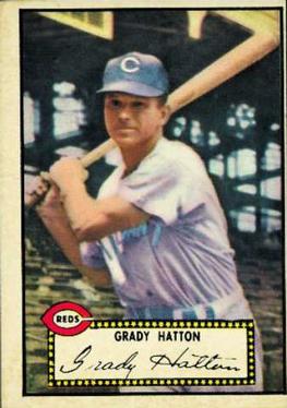 1952 Topps #6A Grady Hatton Black