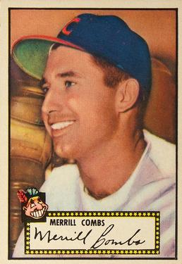1952 Topps #18A Merrill Combs Black