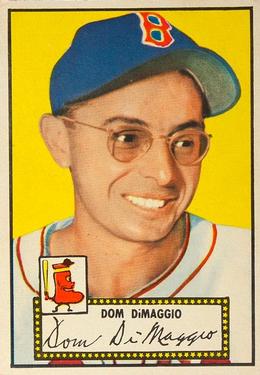1952 Topps #22A Dom DiMaggio Black