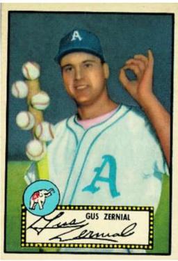 1952 Topps #31A Gus Zernial Black