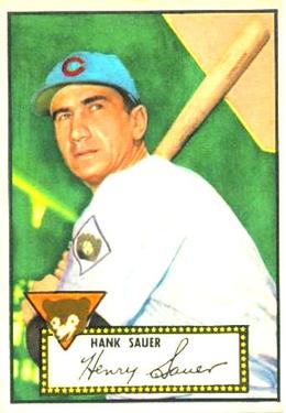 1952 Topps #35 Hank Sauer