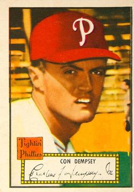 1952 Topps #44A Con Dempsey Black
