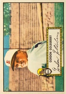 1952 Topps #46A Gordon Goldsberry Black