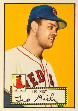 1952 Topps #54A Leo Kiely Black