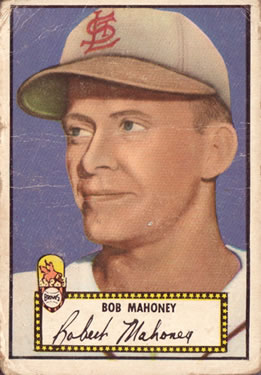1952 Topps #58A Bob Mahoney Black