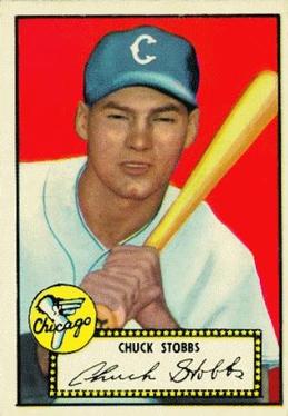 1952 Topps #62A Chuck Stobbs Black
