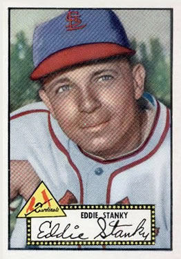 1952 Topps #76 Eddie Stanky front image