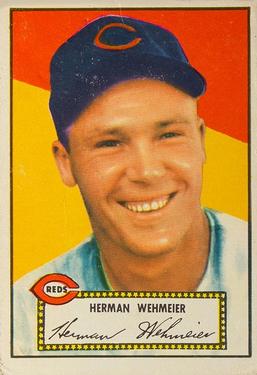 1952 Topps #80 Herman Wehmeier