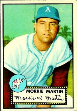 1952 Topps #131 Morrie Martin RC