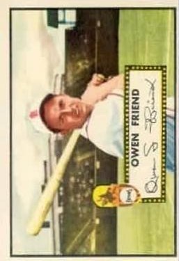 1952 Topps #160 Owen Friend