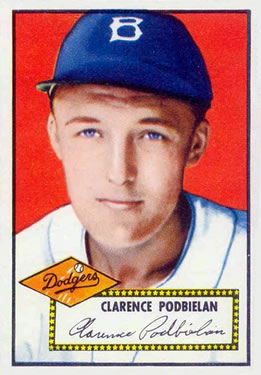 1952 Topps #188 Clarence Podbielan RC