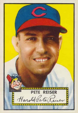 1952 Topps #189 Pete Reiser