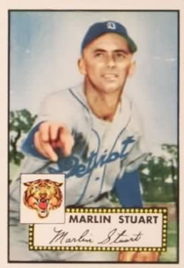 1952 Topps #208 Marlin Stuart RC