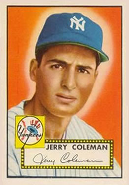 1952 Topps #237 Jerry Coleman