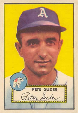 1952 Topps #256 Pete Suder