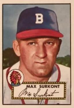 1952 Topps #302 Max Surkont RC