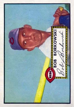 1952 Topps #328 Bob Borkowski RC