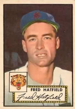 1952 Topps #354 Fred Hatfield RC