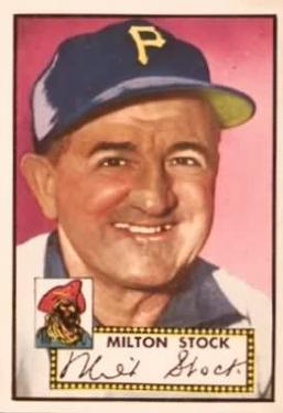 1952 Topps #381 Milton Stock CO RC