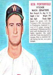 1952 Red Man #AL17 Bob Porterfield