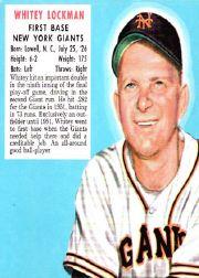 1952 Red Man #NL13 Whitey Lockman