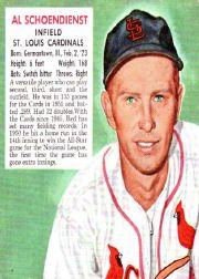 1952 Red Man #NL19 Red Schoendienst