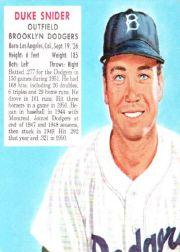 1952 Red Man #NL21 Duke Snider