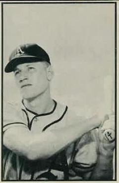 1953 Bowman Black and White #62 Keith Thomas RC
