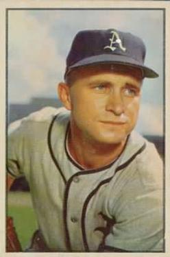 1953 Bowman Color #11 Bobby Shantz