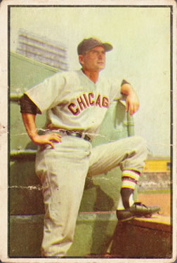 1953 Bowman Color #39 Paul Richards MG