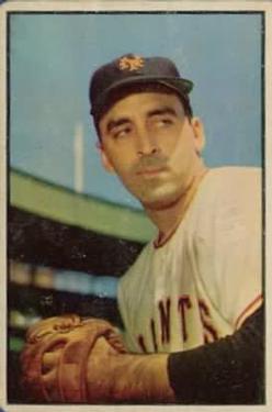 1953 Bowman Color #96 Sal Maglie