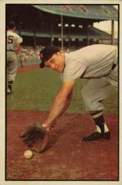 1953 Bowman Color #116 Eddie Yost