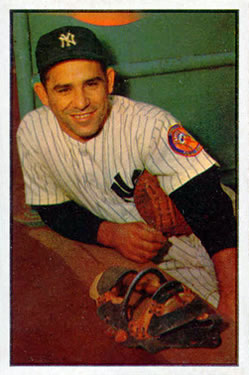 1953 Bowman Color #121 Yogi Berra
