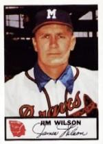 1953 Braves Johnston Cookies #12 Jim Wilson